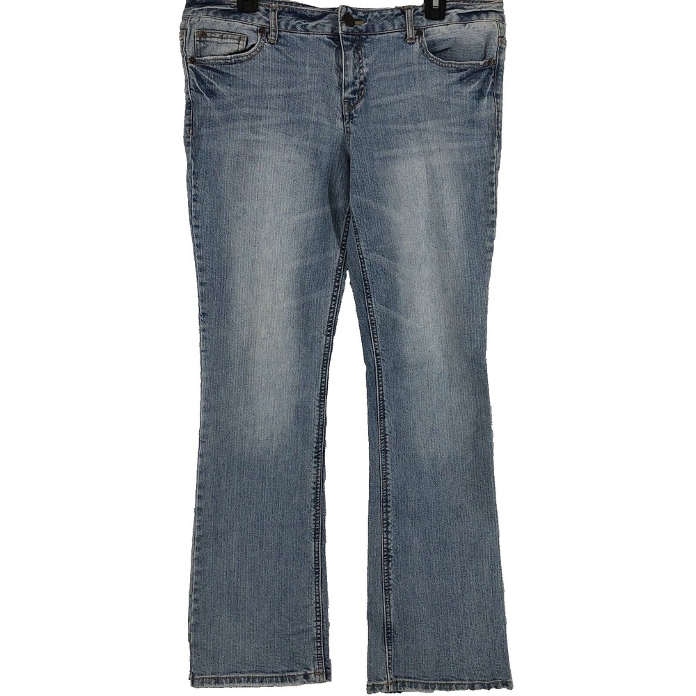 AéRopostale ieans Chelsea women's 11/12 blue denim boot cut regular fit 36 x 30